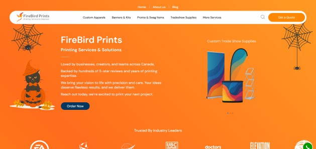 Firebird prints website