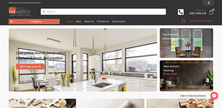 Condo cosmetics website